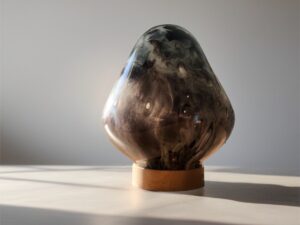Strawberry Glass Lamp - Midnight Galaxy