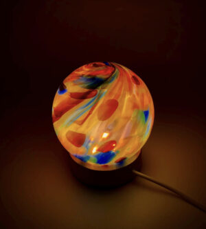 Rainbow Sphere Glass Lamp 100mm