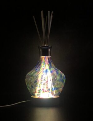 Glass Diffuser Bottle Lamp - Multicoloure
